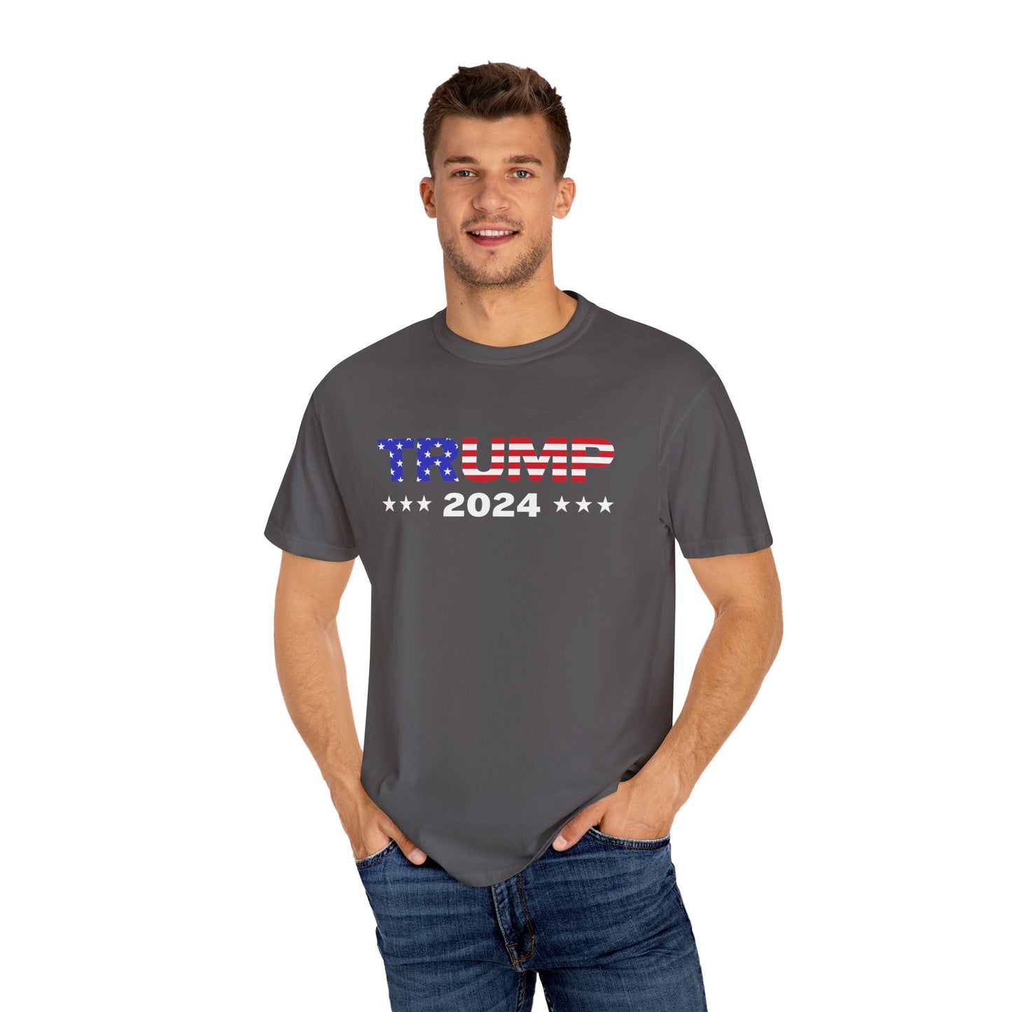 Trump 2024 Patriotic Tee (Dark)